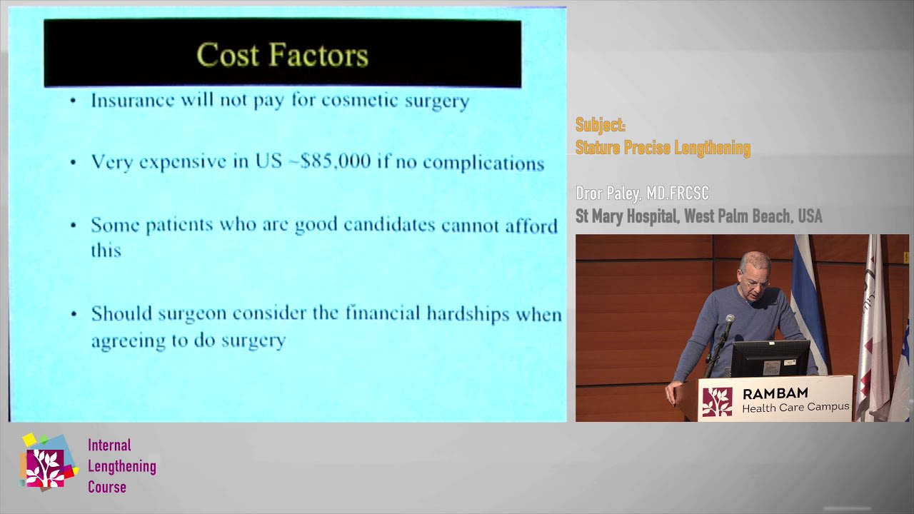Dr. Dror Paley 2018 Stature Lengthening lecture.